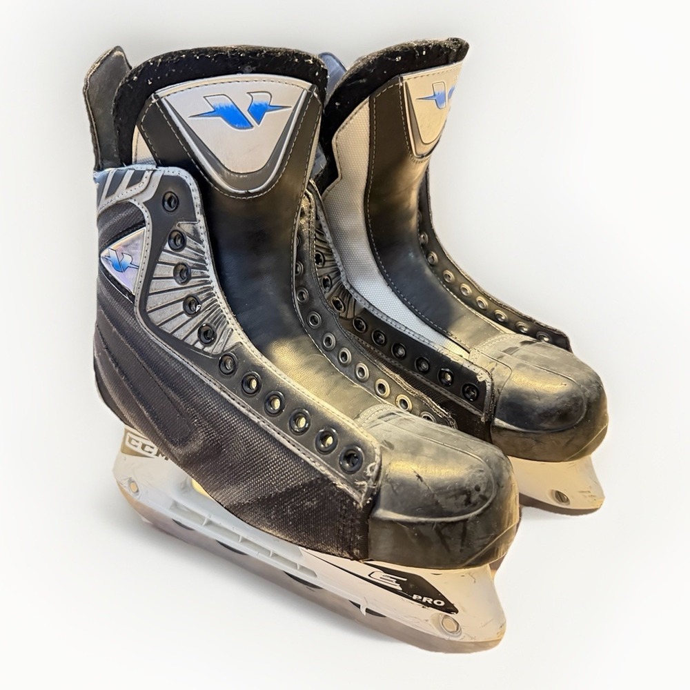 the CCM Vector V06 Senior Ice Hockey Skates Size 8